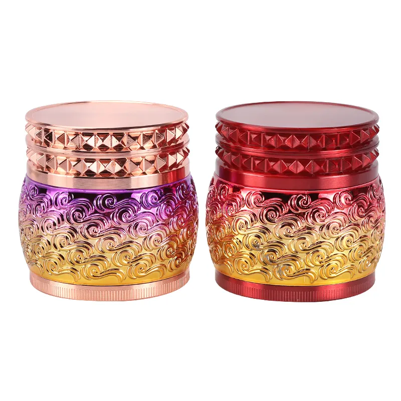 New Arrival 4 Parts Herb Grinder Zinc Alloy Grinder Wholesale Tobacco China Manufacturer for Smoking Accessories