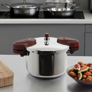 <span class=keywords><strong>Olla</strong></span> a presión <span class=keywords><strong>de</strong></span> <span class=keywords><strong>acero</strong></span> <span class=keywords><strong>inoxidable</strong></span> 304 con bloqueo <span class=keywords><strong>de</strong></span> seguridad <span class=keywords><strong>de</strong></span> cocción rápida Uso a prueba <span class=keywords><strong>de</strong></span> herrumbre Fácil <span class=keywords><strong>de</strong></span> limpiar - Product Image 1