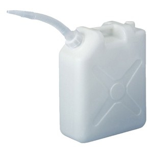 ถังพลาสติก HDPE ทรงสี่เหลี่ยมพร้อมพวยกา 10-4931 สำหรับเก็บของ สีขาว 5-037 ผลิตในญี่ปุ่น - Product Image 1