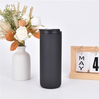 Tasse à café sous vide en acier inoxydable à double paroi personnalisée gobelet à café avec couvercle anti-fuite bouteille d'eau isolée personnalisée