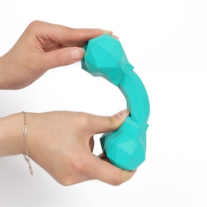 Juguete Masticable para Perros de Goma Natural con Forma de Hueso de Diamante, con Función de Dispensador de Comida, Sabor <span class=keywords><strong>Vallina</strong></span>, para Uso en Interiores, Todos los Tamaños - Product Image 5