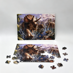 Puzzle d'aventure dinosaure en mousse EVA souple, non toxique et imperméable, 108 pièces, pour l'apprentissage et le jeu parent-enfant - Product Image 3