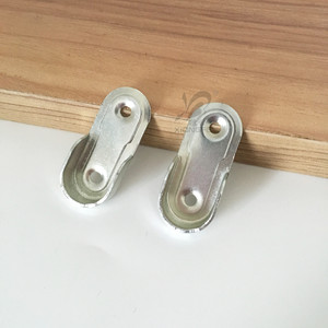 Male Hair Wardrobe Hanging Rod Support Zinc Plating <b>Metal</b> Closet Clothes <b>Rail</b> Fixing Tube Base Hardware Accessory - Product Image 1