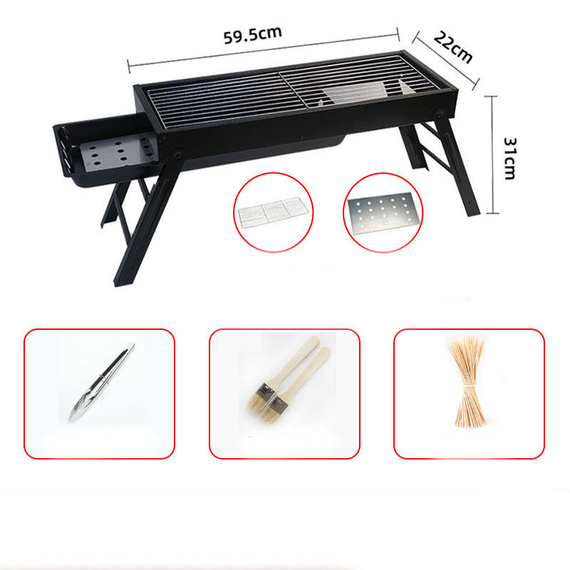 Stainless steel mesh pull-out grill