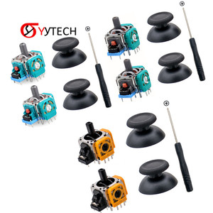 Syytech thay thế Analog 3D Joystick <span class=keywords><strong>Kit</strong></span> cho <span class=keywords><strong>PS4</strong></span> điều khiển thumbstick cap Trục Cảm biến mô-đun sửa chữa các bộ phận - Product Image 1