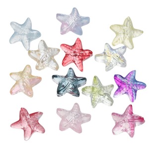 Glass Star <b>Beads</b> 15mm 1mm Hole For Bracelet Making DIY Jewelry Accessories - Product Image 5