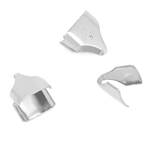 Connecteur en acier inoxydable pour chaîne, tête de serpent plate, pour la fabrication de bracelets, composants de bijouterie - Product Image 5