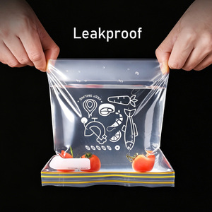 批发可重复密封双拉链袋食品收纳袋立式冷冻袋分配器 - Product Image 2