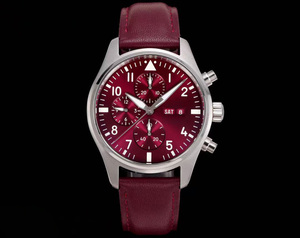 นาฬิกาดำน้ำอัตโนมัติสุดหรู ดีไซน์เก๋ไก๋ ตัวเรือนสแตนเลสสีแดง พร้อมปฏิทิน สไตล์สปอร์ตและฮิปฮอป - Product Image 1