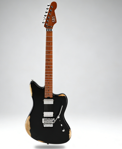 Guitarra eléctrica VS200 con vibrato Floyd Rose genuino, mástil de arce flameado y pastillas SBS Alnico V - Product Image 2