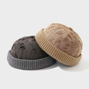 Autumn Winter Fashion Trendy Retro Distressed Docker <b>Hat</b> <b>for</b> Men Women Personalized Street Style Baseball Cap - Product Image 3