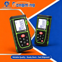 Télémètre laser numérique Dongming DM2114-2115, outil de mesure portable avec LED blanche pour la construction