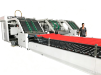 Laminateur automatique de carton ondulé 3, 5 et 7 plis de 1450 mm / Machine à laminer le carton ondulé