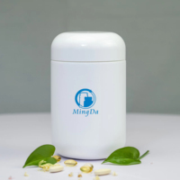 Pot en plastique HDPE de 230 ml pour médicaments, bouteille ronde avec bouchon lisse, conteneur vide pour pilules et capsules, fournisseur d'emballages personnalisés en gros