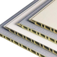 Service OEM, panneau mural en WPC à texture bois pour intérieur, placage 600*1200mm, ignifuge, imperméable, design moderne, design graphique pour la maison