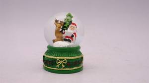 <span class=keywords><strong>Resina</strong></span> personalizzata 45MM sfera di neve cappello renna ragazza globo acqua vetro soffiaggio neve regalo decorazione natale Babbo Natale Souvenir - Product Image 5