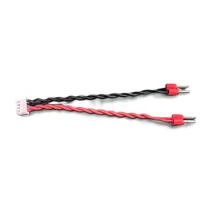 Conector personalizado 20 # JST XHB XH 4pin para cabo de fio torcido terminal 2pin