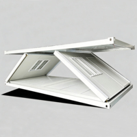 Maison conteneur pliable à installation rapide, panneau sandwich, maison modulaire préfabriquée moderne de luxe, bureau portable, cabine de vie, boutique
