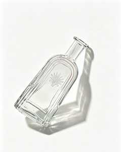 Botella de Vidrio Transparente Premium de 500ml, 700ml, 750ml para Licor de Agave, con Tapón de Corcho de Madera, para Bourbon, Scotch, <span class=keywords><strong>Tequila</strong></span>, Superventas - Product Image 6