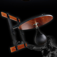 Einstellbare Plattform Vibration Optimieren Sie das Rebound Reflex Ball Set Hochleistungs-Speed Bag Boxing Kit aus Leder mit Wand halterung