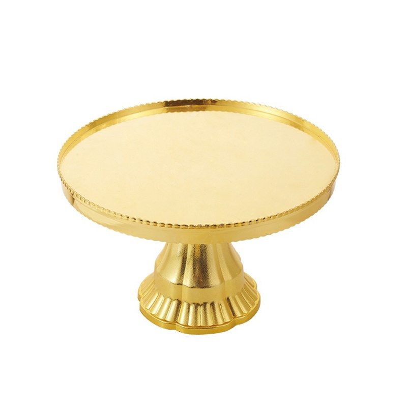 5 Bases Para Tartas Redondas De 30 Cm - Cartón Dorado Reutilizable, Soporte Para Tartas De Bodas, Cumpleaños Y Eventos