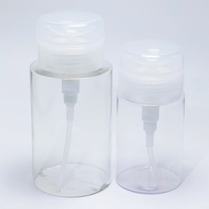 Customized 60 100 150 <b>200ml</b> 2oz 5oz Large Flat Shoulder Cosmetic Cleanser <b>Bottle</b> Plastic <b>Bottles</b> with Cap - Product Image 1