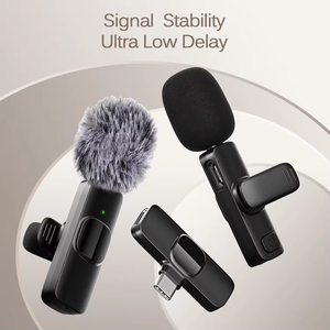 Customized Portable <strong>Noise</strong> Reduction Wireless <strong>Microphone</strong> 40Hz~9kHz Wireless <strong>Microphone</strong> Windproof For Outdoor Live Broadcast - Product Image 2