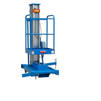 Hydraulischer Hebetisch aus Aluminium legierung für Einzelpersonen für Baustoffe Lebensmittel Getränke fabrik Bekleidungs geschäfte Scheren bühne