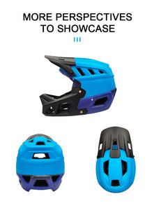 CE EN1078規格適合 アウトドアスポーツ用 カスタムフルフェイスMTBバイクヘルメット エンデューロ 大人用 ユニセックス 保護 ダウンヒル フルフェイスバイクヘルメット - Product Image 4