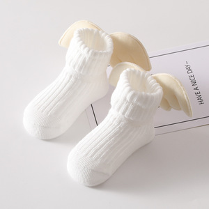 <span class=keywords><strong>Calcetines</strong></span> con Alas de Ángel para Recién Nacidos de 0 a 12 Meses, <span class=keywords><strong>Calcetines</strong></span> de Bebé de Algodón Peinado Suave, <span class=keywords><strong>Calcetines</strong></span> Lindos con Alas - Product Image 5