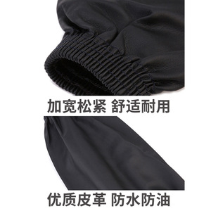 Cleaning Products Waterproof Arm Sleeves XL Black Solid Color Work <b>Kitchen</b> Protection - Product Image 3