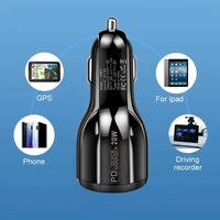 Chargeur de voiture rapide USB prix usine 15W 3.1A Type C PD adaptateur de voiture de téléphone de charge rapide pour iPhone 15Pro Max chargeur de téléphone de voiture