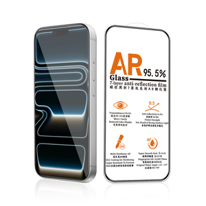 Pellicola Protettiva Anti-Riflesso AR per <span class=keywords><strong>iPhone</strong></span> 17 Pro Max, Trasparenza 95% per <span class=keywords><strong>iPhone</strong></span> 16 16 Pro Max, <span class=keywords><strong>Vetro</strong></span> Temperato AR a <span class=keywords><strong>7</strong></span> Strati - Product Image 1