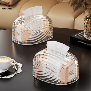 Boîte à <span class=keywords><strong>mouchoirs</strong></span> <span class=keywords><strong>en</strong></span> plastique Xinhang pour la maison, boîte à <span class=keywords><strong>mouchoirs</strong></span> <span class=keywords><strong>en</strong></span> plastique transparente pour le bureau, boîte <span class=keywords><strong>de</strong></span> rangement pour <span class=keywords><strong>papier</strong></span> toilette pour le salon - Product Image 4