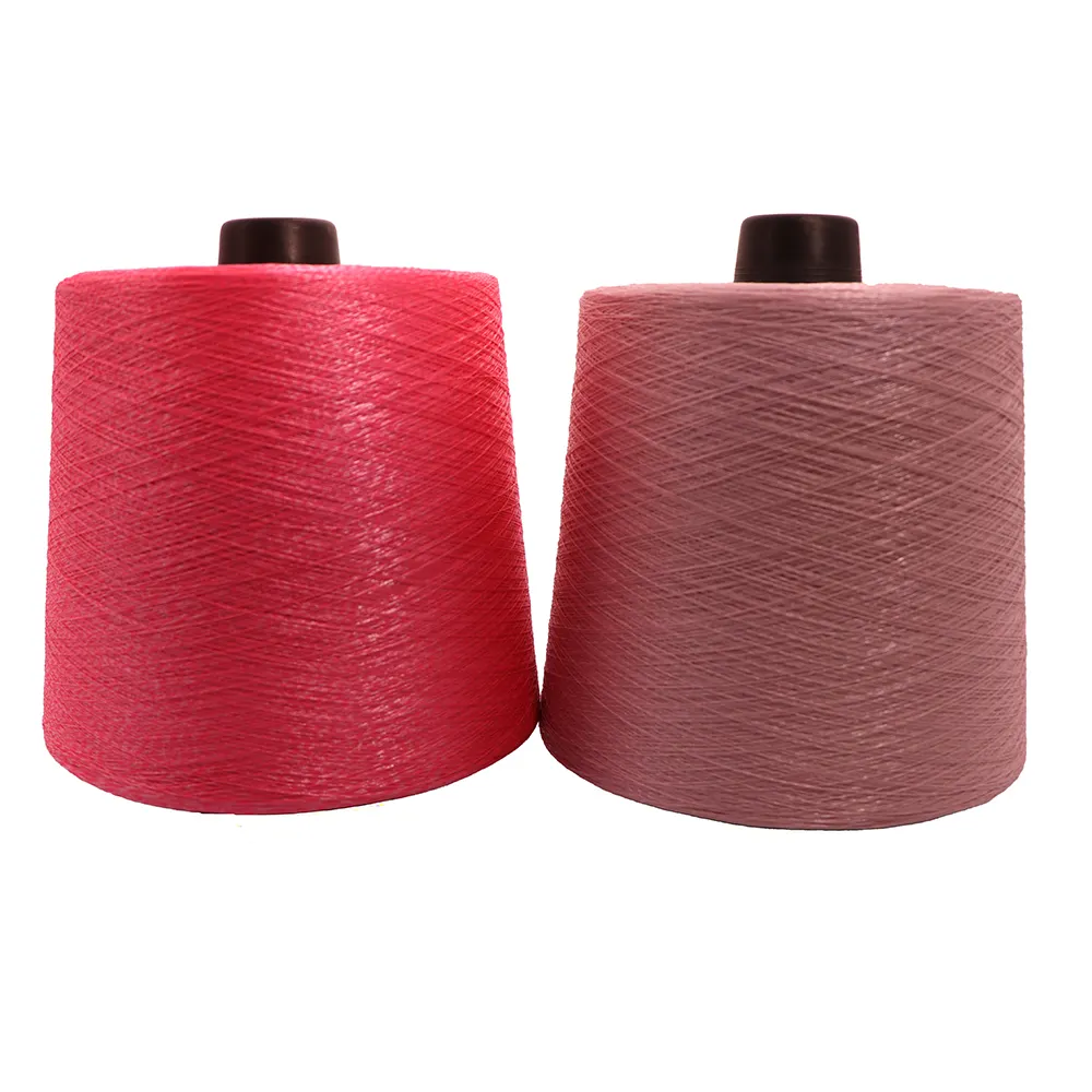 ソックスヤーン用の新しい複合ファンシーヤーンポリエステル編み糸を着色