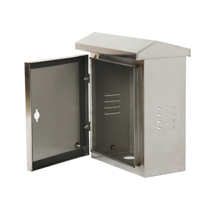 IP65 Thép Không Gỉ Không Thấm Nước Điện Kim Loại Tủ SUS304 Mạ Kẽm Điện Meter Enclosure Box