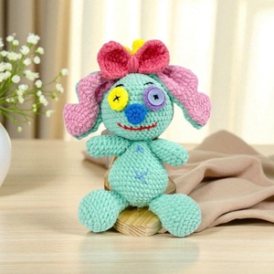 Nuovo Design 2026: Bambola di Halloween all'Uncinetto, Simpatica Bambola Amigurumi di <span class=keywords><strong>Lilo</strong></span> e <span class=keywords><strong>Stitch</strong></span>, Giocattolo in Maglia Peluche con Fiocco, Regalo di Halloween - Product Image 1