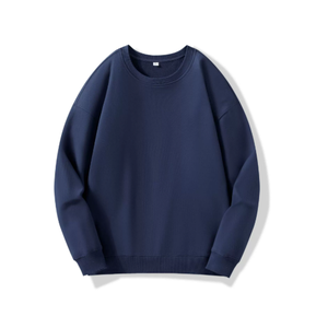 Suéter Grueso de Terciopelo Súper Suave de 460 g, Overol con Logotipo Estampado, Cuello Redondo en el Hombro - Product Image 5