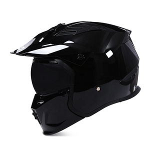 Casque de moto SLKE DOT ECE intégral ABS à dégagement rapide, détachable, combiné, cruiser, rétro, sport, moto de rue, <span class=keywords><strong>street</strong></span> <span class=keywords><strong>fighter</strong></span> - Product Image 5
