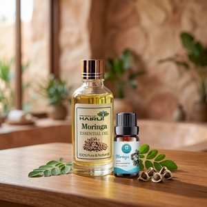 Huile de graines de Moringa de qualité cosmétique, huile botanique à base de plantes en flacon de 15 ml avec emballage en fût pour la vente en gros - Product Image 2