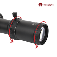 Lunette de visée LPVO 1-10x28 FFP avec illumination rouge, verre ED, réticule gravé, tube de 34 mm, accessoires de chasse tactiques