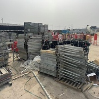 Plataforma de Trabajo Suspendida de Alta Altura, Segura y de Primera Calidad, Plataforma de Suspensión Galvanizada de Alta Capacidad para Mantenimiento de Edificios