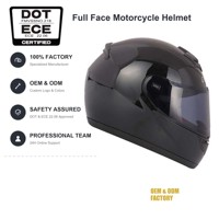 Casque intégral personnalisé pour moto Scooter Ebike Approbation DOT ECE 22.06 Nouveau matériau ABS Personnalisable Marque Tailles M/L/XL