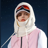 HT-2456 Pasamontañas de Forro Polar Cálido al por Mayor, Protector de Cuello, Gorro para Esquí y Ciclismo, Acepta Logotipo Personalizado