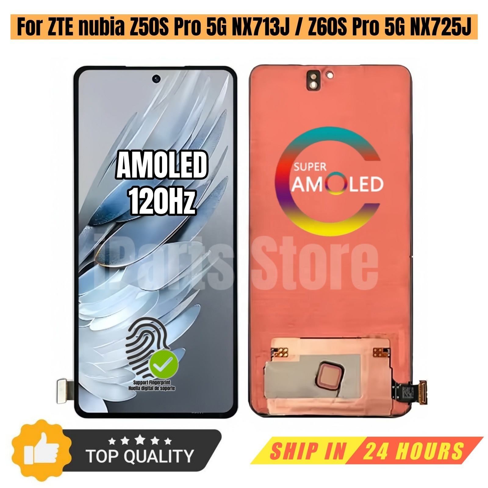 Iparts Replacement Display for ZTE Nubia Z60S Z50S Pro 5G