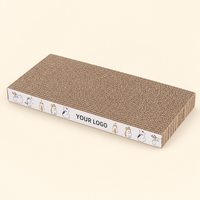 Planche à gratter en carton ondulé personnalisable avec logo, double face, réversible, en vrac, écologique