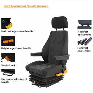 Sedile di Guida SL Luxury con Sospensione per Camion Hino Daf <span class=keywords><strong>Renault</strong></span> - Product Image 5