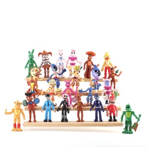 HY Juego de 6 Figuras de Acción de PVC de <span class=keywords><strong>Bonnie</strong></span>, Foxy, Chica y Freddy de FNAF, Luminosas, con Articulaciones Móviles - Product Image 5
