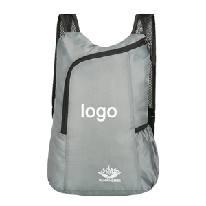Mochila de Viaje Plegable Impermeable Ligera y Suave con Logotipo Personalizado, Mochila de Camping para Exteriores con Forro de Poliéster y Cierre de Cremallera - Product Image 4