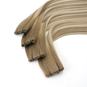 <span class=keywords><strong>Extensiones</strong></span> de Cabello Invisibles Genius Weft de Lanmuse, <span class=keywords><strong>Precio</strong></span> de Fábrica, Cabello Humano Virgen Remy, Color Balayage - Product Image 4